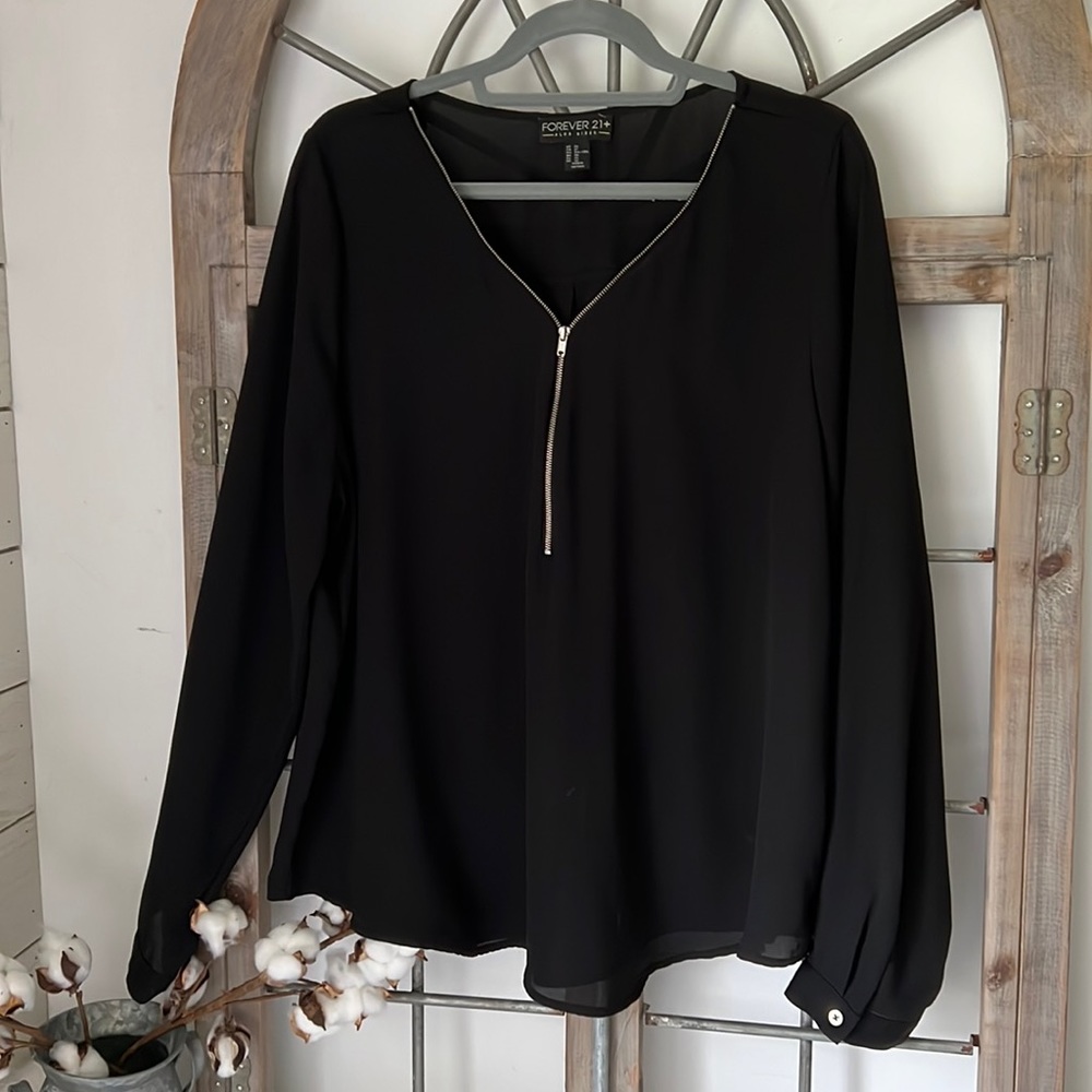 Forever 21 Black Blouse